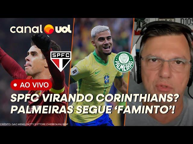  MAURO CEZAR AO VIVO: PALMEIRAS 'FAMINTO' NO MERCADO! SÃO PAULO DANDO UMA DE CORINTHIANS COM OSCAR?