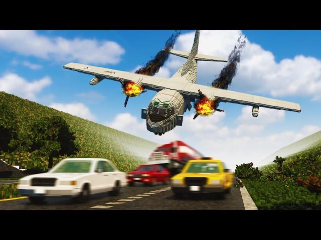 Realistic Plane Crash Landing Accidents  Teardown