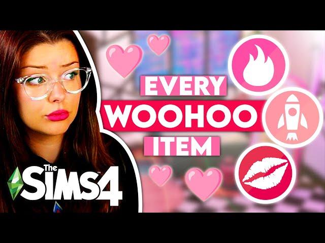 Each Room is a Different WOOHOO in The Sims 4 // Using Every Woohoo Item in The Sims 4