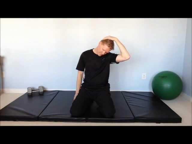 Neck Stretches: Dr. Rob Murray Newmarket Chiropractor Chiropractic