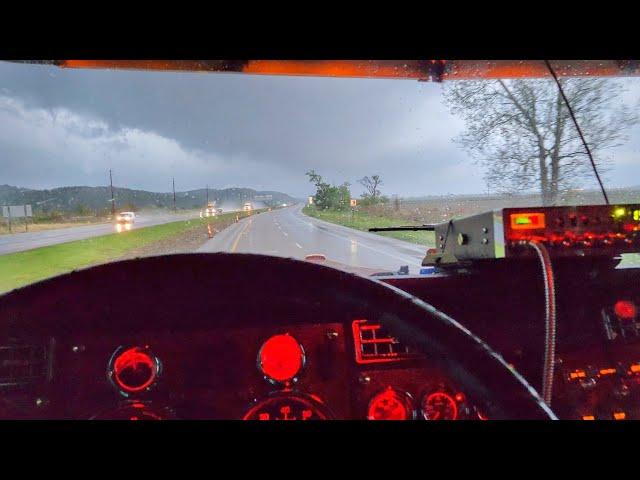 Is It A Tornado Or Just A Warning // Severe Storm Trucking