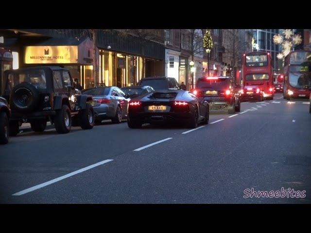 [Shmeebite] Another Matte Black Aventador in London