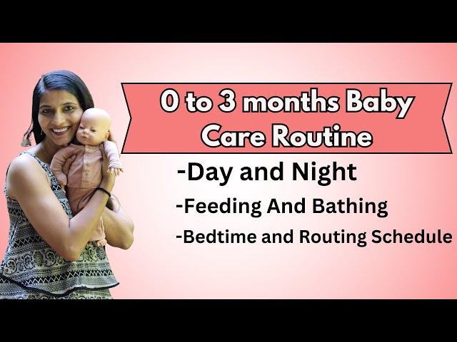 0-3 months babies routine- day, play, feed, bath & bedtime? How to Schedule Baby‘s Routine