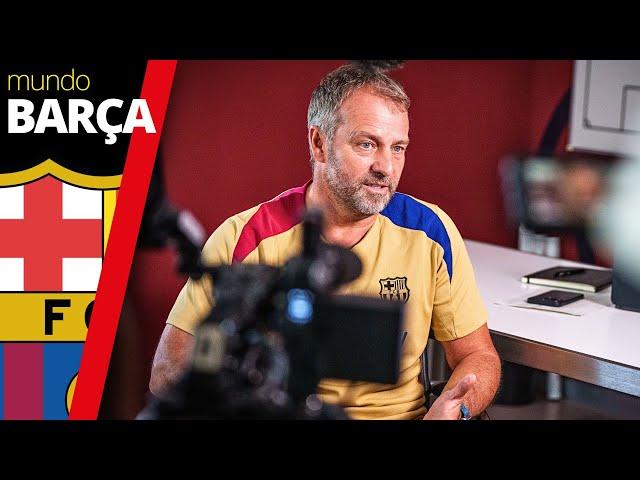 ENTREVISTA COMPLETA a HANSI FLICK, entrenador del BARÇA: "Me ILUSIONA la generación de LAMINE YAMAL"