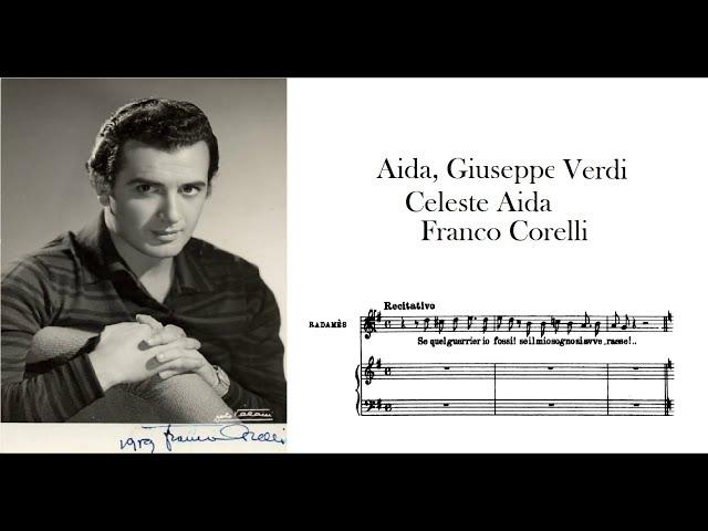 "Celeste Aida" Aida, G. Verdi - Franco Corelli (Best "morendo" in the history of this aria!)