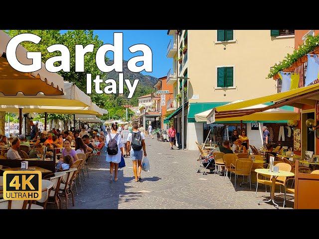 Walking Tour of Garda, Italy - The Little Gem of Lake Garda (4k Ultra HD, 60fps)