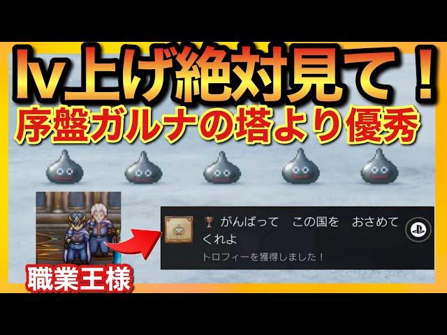 【ドラクエ3リメイク】序盤最高率レベル上げオススメ場所！ガルナの塔登るなんて面倒！【Dragon quest】