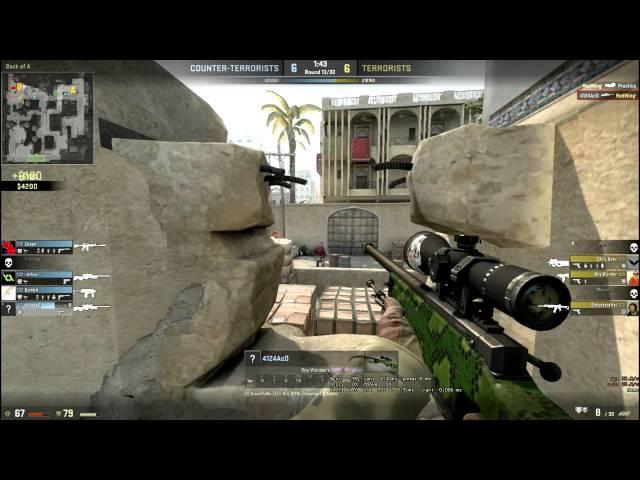 CS GO ace with AWP