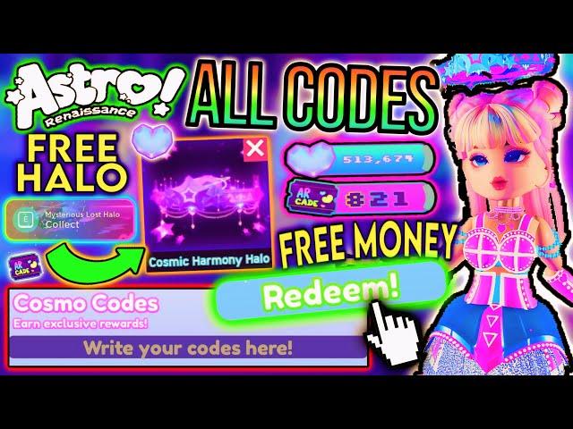 HOW TO GET A FREE HALO & FREE CODES! ASTRO RENAISSANCE CODES & SECRET LOCATION! ROBLOX Dress Up