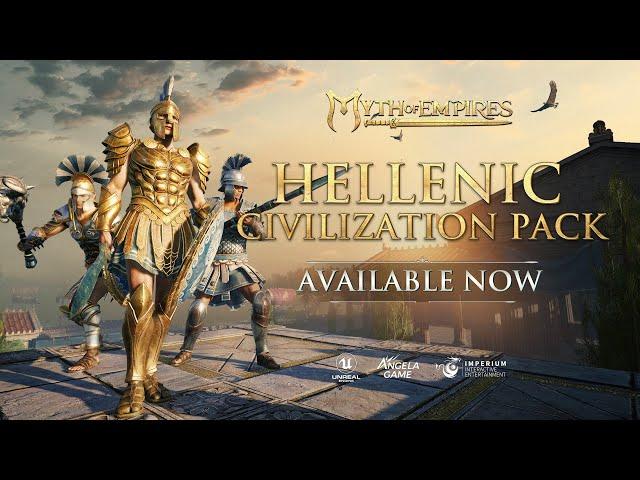 Myth of Empires Hellenic Civilization Pack Available NOW!