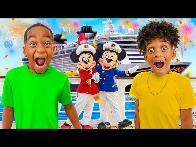 SURPRISING KIDS WITH A DISNEY CRUISE TO VISIT MICKEY MOUSE ️ | The Prince Family Clubhouse