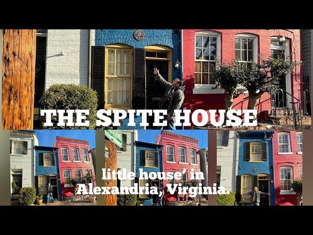 THE SPITE HOUSE, The smallest house in the United States | La CASA MÁS PEQUEÑA en USA | Alexandria