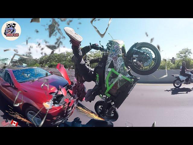 210 Most Insane & Unexpected Motorcycle Crashes Compilation of 2025.