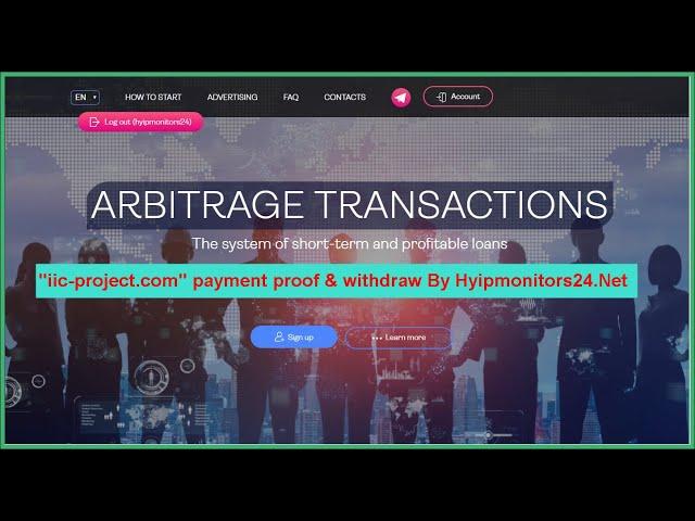 "iic-project.com" Withdraw payment proof by hyipmonitors24.net