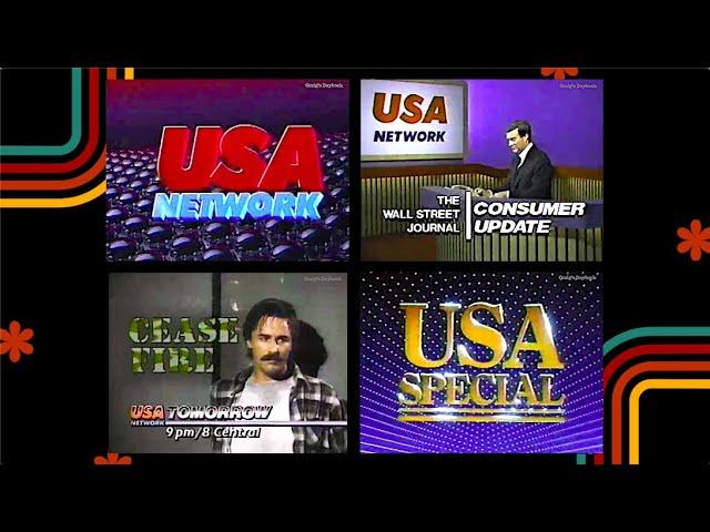 Retro 1988 - USA Network Promos - Cable TV History