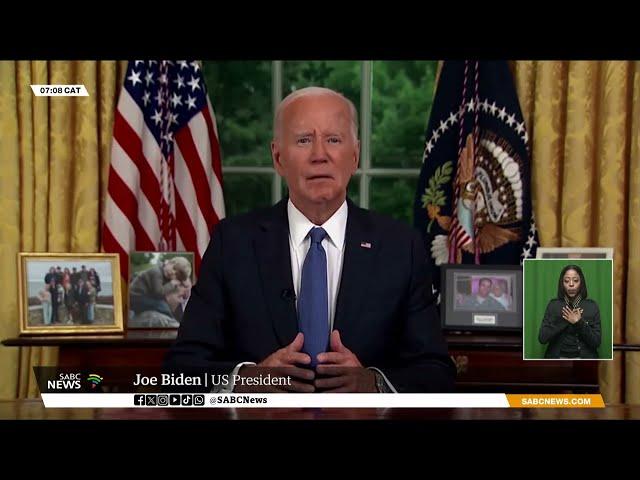 US Elections | Biden explains decision to end race