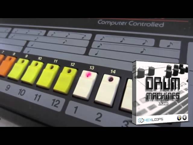 Drum Machines Samples - 32 Drum Kits by Hex Loops