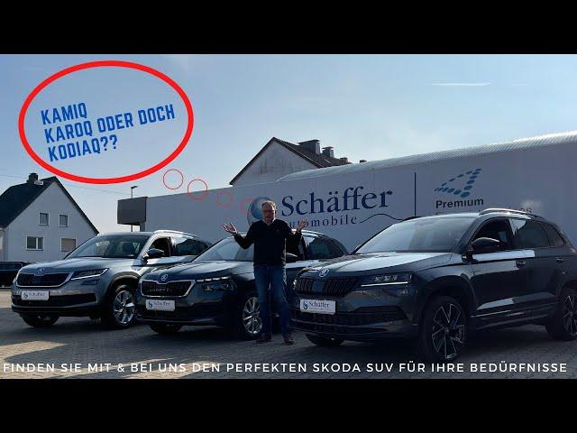 Der große SUV Vergleich: Kamiq vs  Karoq vs  Kodiaq! Welcher ist der richtige für mich?