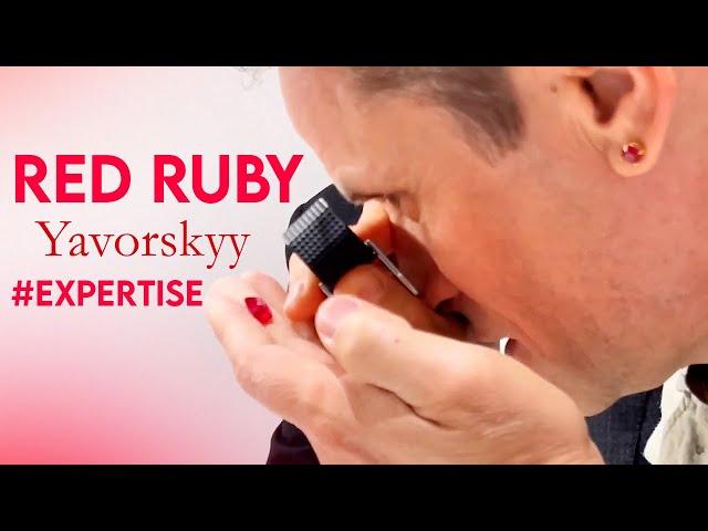 #Yavorskyy RED RUBY Private Expertise ️ at the #GemGeneveShow 2022