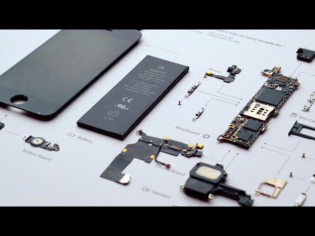 An iPhone Lovers DREAM Gift - XREART Framed iPhone Teardown