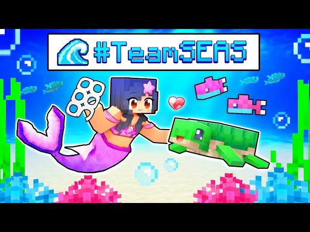 Saving The OCEAN With #TeamSEAS In Minecraft!