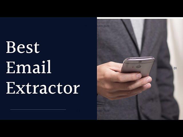 Email Extractor: - how to extract emails for email marketing in (2020)