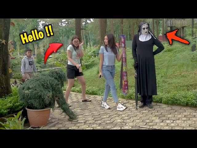 Bushman Prank VS The Nun Prank..!!  The Tree Man and the Valak Ghost