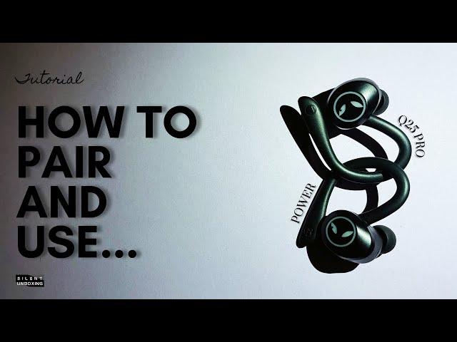 HOW TO PAIR AND USE POWER Q25 PRO COMPELETE TUTORIAL (2022). #tech #tutorial #earbuds #howto