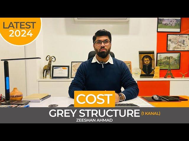 Latest Grey Structure Cost 2024 1 Kanal House construction Pakistan