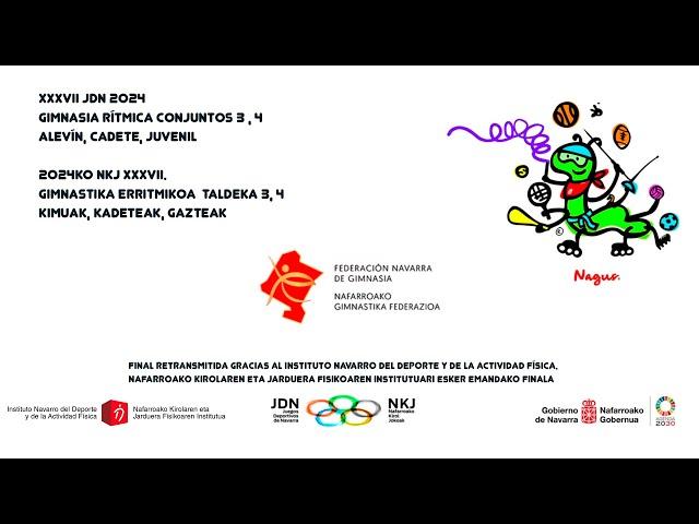 XXXVII JDN 2024ko NKJ XXXVII._Gimnasia/Gimnastika_ Tarde/Arratsaldez – Conjuntos/Taldeka 3,4