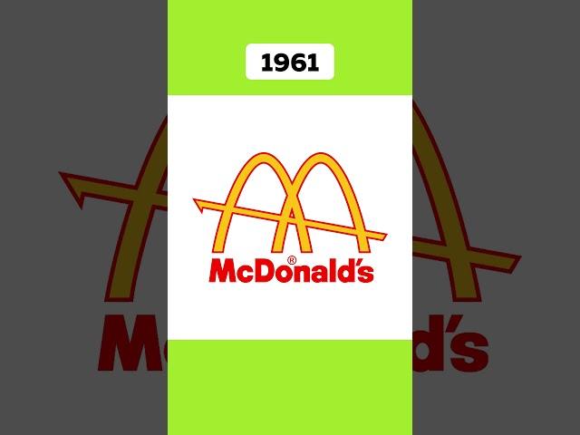 История Логотипа McDonald's  #McDonalds #Макдональдс #История #Логотип #ФастФуд #Подпишись #Shorts