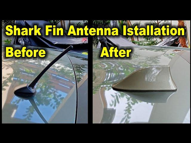 How to install Shark Fin Antenna on a TOYOTA VIOS