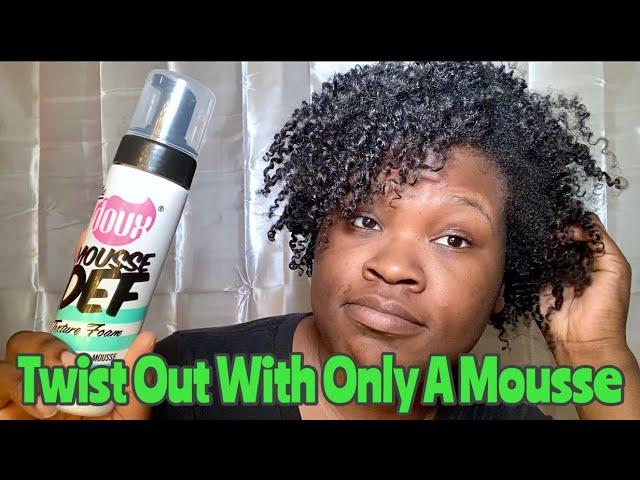 The Doux Mousse Def Texture Foam | Twist Out with a Mousse | Natural Hair