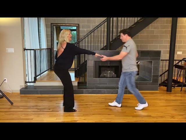 West Coast Swing Spinning Left Side Pass variations - D'amico Dance - Dance Studio in Houston, TX