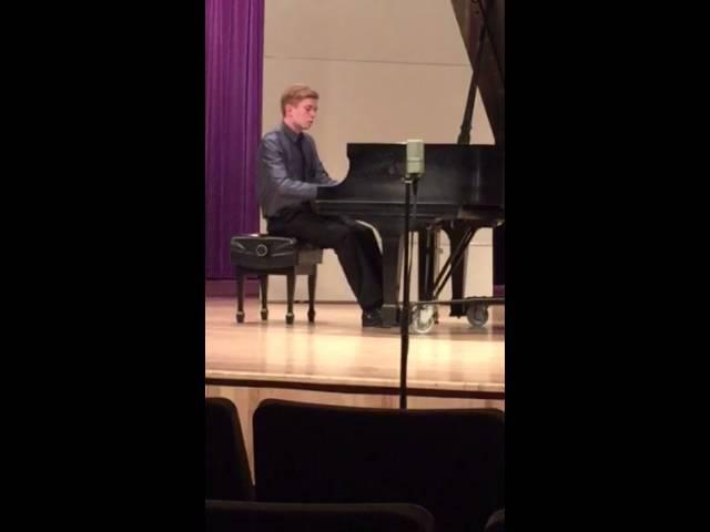 Christopher Michael Hill's piano performance at the Bob Cole Conservatory -Un sospiro  Franz Liszt