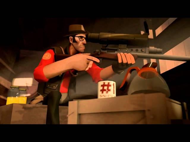 Представляем класс снайпер(Team fortress 2)