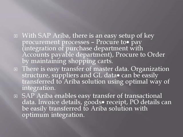 SAP Ariba training by Proexcellency