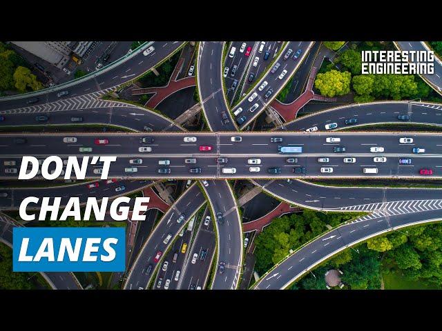 Why changing lanes doesn’t get you to your destination faster