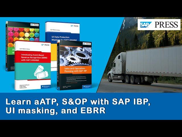 Learn SAP IBP, EBRR, Data Masking, and aATP with February's New SAP PRESS Books