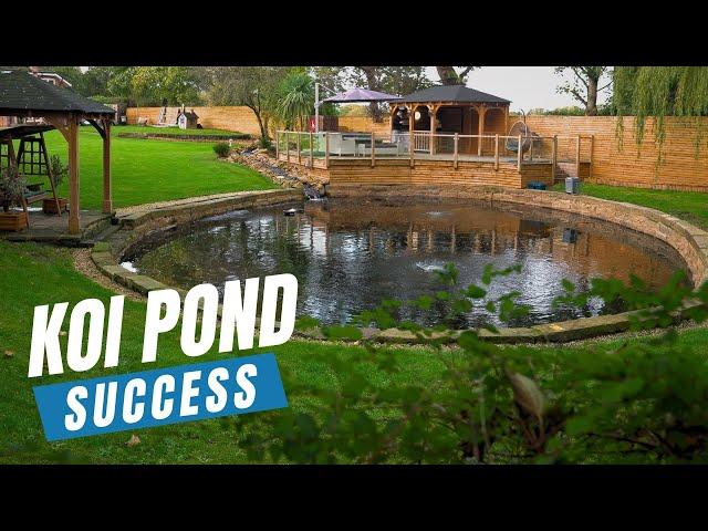 Koi Pond Build & Maintenance | Expert Tips for Thriving Koi Fish!