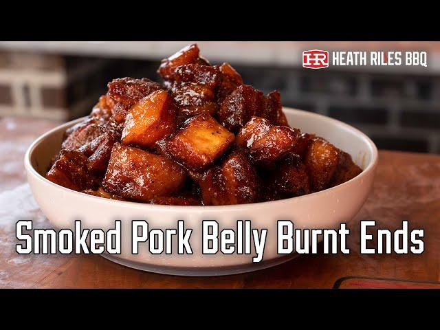 Smoked Pork Belly Burnt Ends on the Traeger Timberline 1300 | Heath Riles BBQ