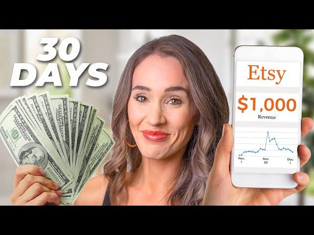 Make $1,000 on Etsy in 30 Days (Sell THIS Now)  New Etsy Shop SECRETS