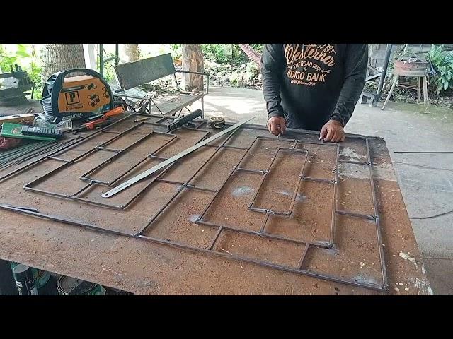 paano gumawa ng window grills #diyprojects #diy