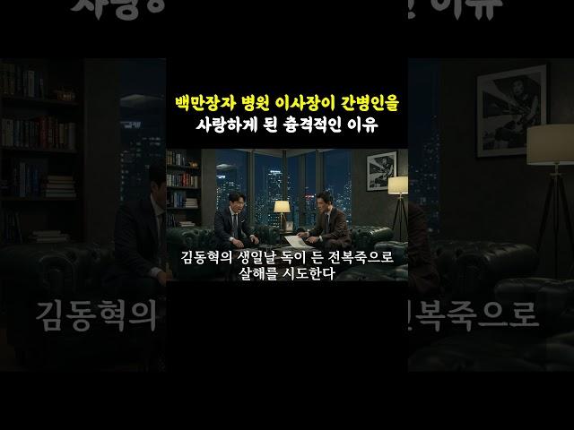 백만장자 병원이사장이 간병인으로 들어온 젊은 여자를 사랑하게 된 충격적인 이유 #감동사연