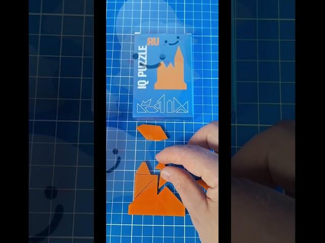 СУПЕР ГОЛОВОЛОМКА IQ PUZZLE Собери Замок из 9 деталей #головоломки #пазлы #shots