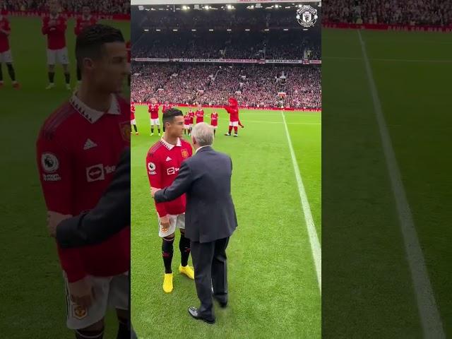 Sir Alex Reunited With Ronaldo And De Gea ️