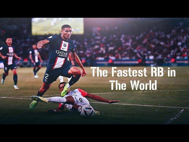 Achraf Hakimi  The Fastest RB in The World  Exceptional Speed • 2023