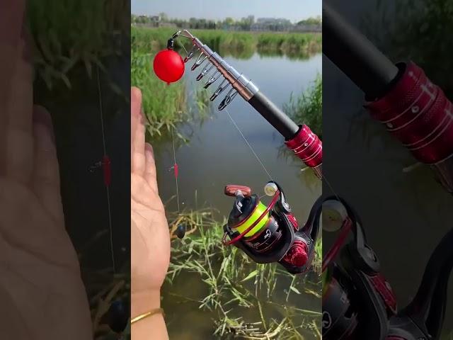 Best short and retractable mini rod for fish hunting #viralvideo #shorts #youtubeshorts