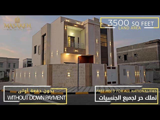 villa for sale l ajman l free hold for all nationalities l 4 BHK