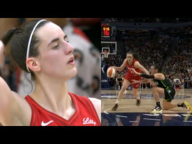 CAITLIN CLARK SHUTS DOWN HER DEFENDER AGAINST MINNESOTA LYNX